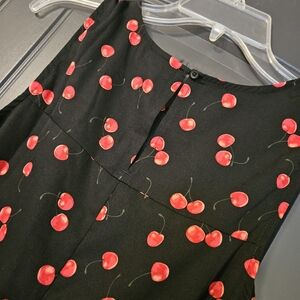 NWT Luscious Cherry Print Sheath Dress A.N.A.